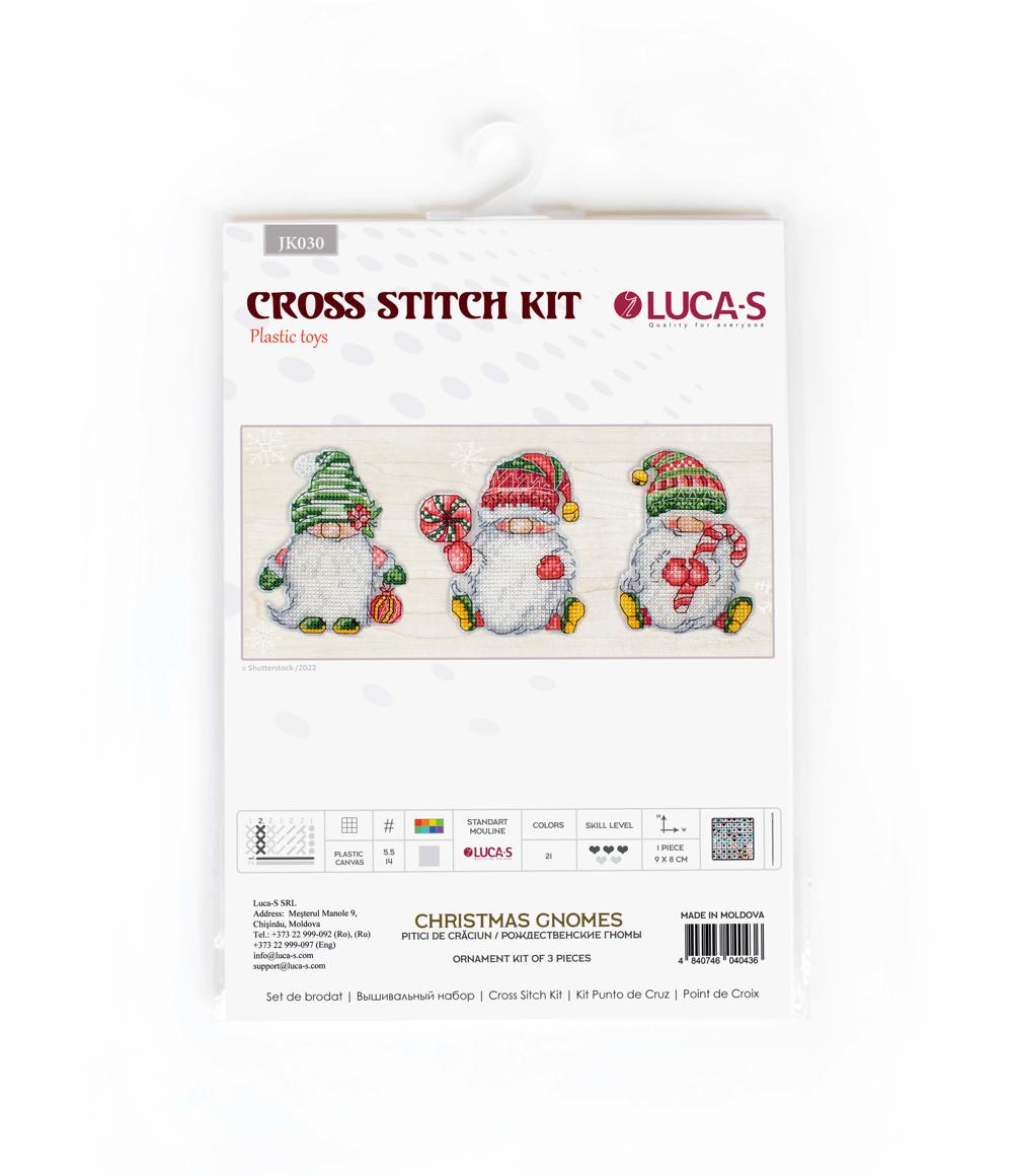 Jucarii Set de Brodat - Pitici de Crăciun, JK030
