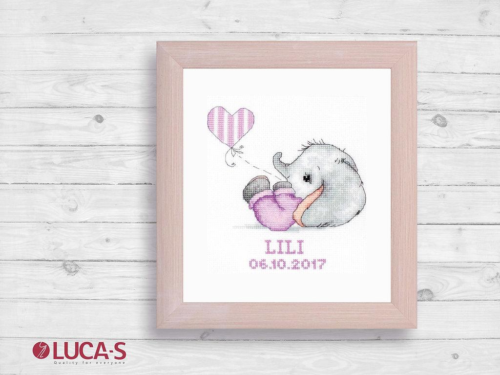 Set de brodat cu rama inclusă Luca-S, R04
