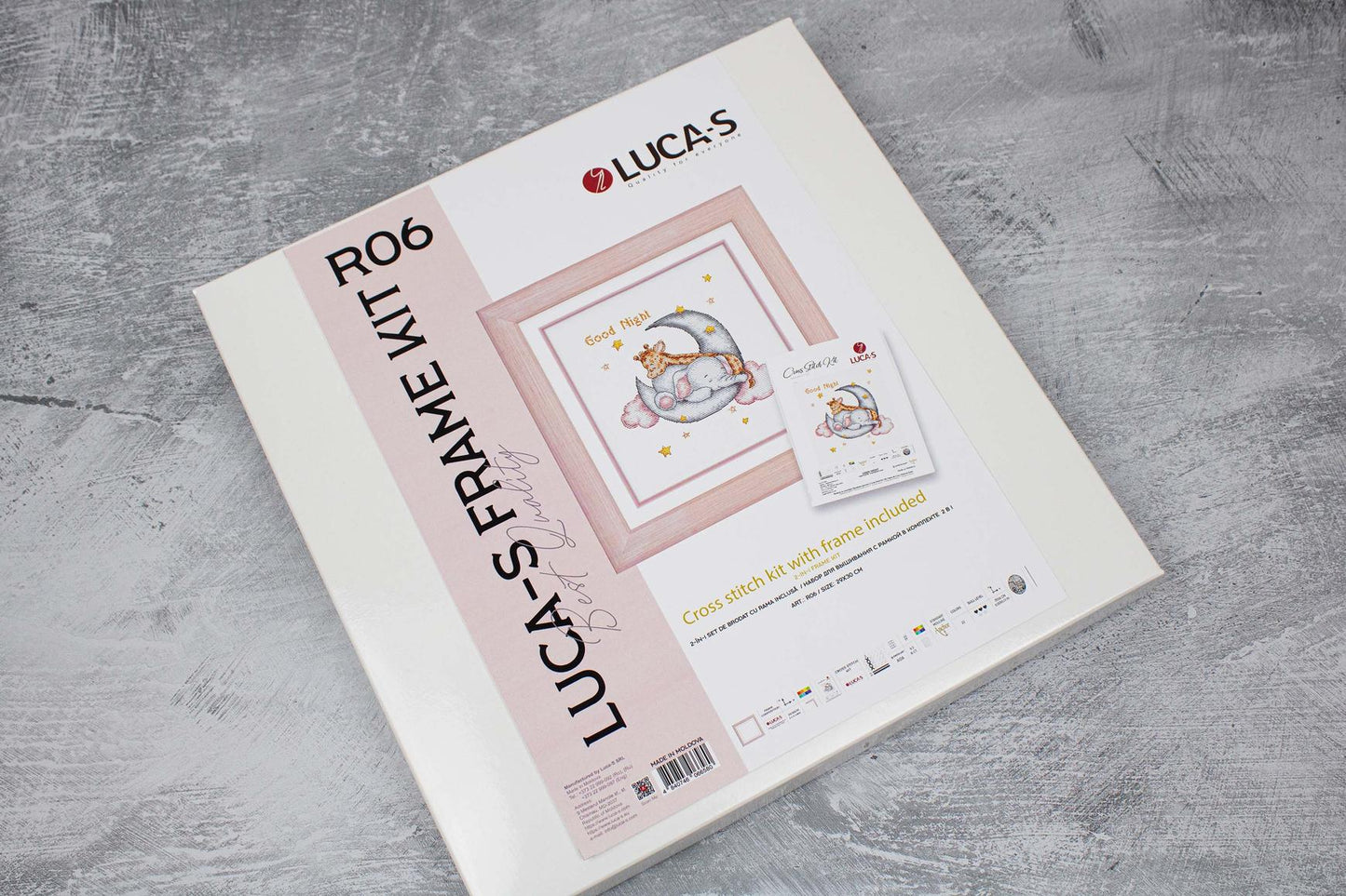 Set de brodat cu rama inclusă Luca-S, R06