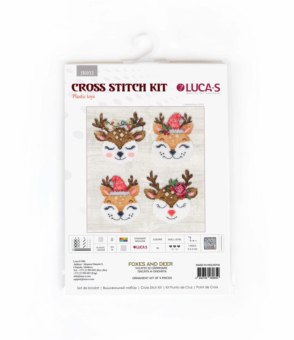 Jucării Set de Brodat - Vulpițe și căprioare, JK032