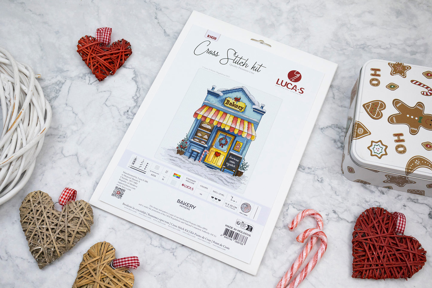 Set de brodat în cruciuliță Luca-S - Patiserie, B1430