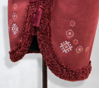 Etno - Modern - Bundiță Femei Clasică - BC2 -cul. roșu