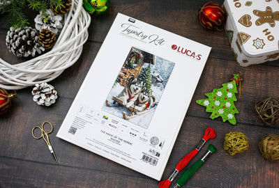 Set de brodat în goblen Luca-S - Magia Iernii Nordice, G722