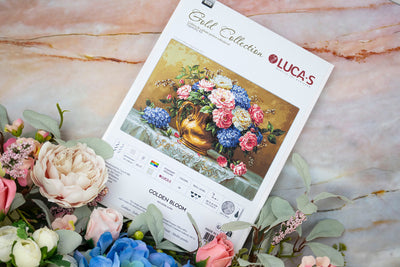 Set de brodat în goblen Luca-S GOLD - Înflorire Aurie, G723