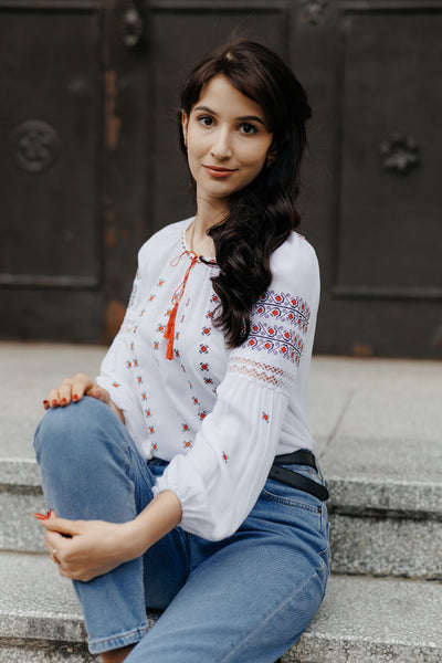 Bluză Etno-Modernă, F-151