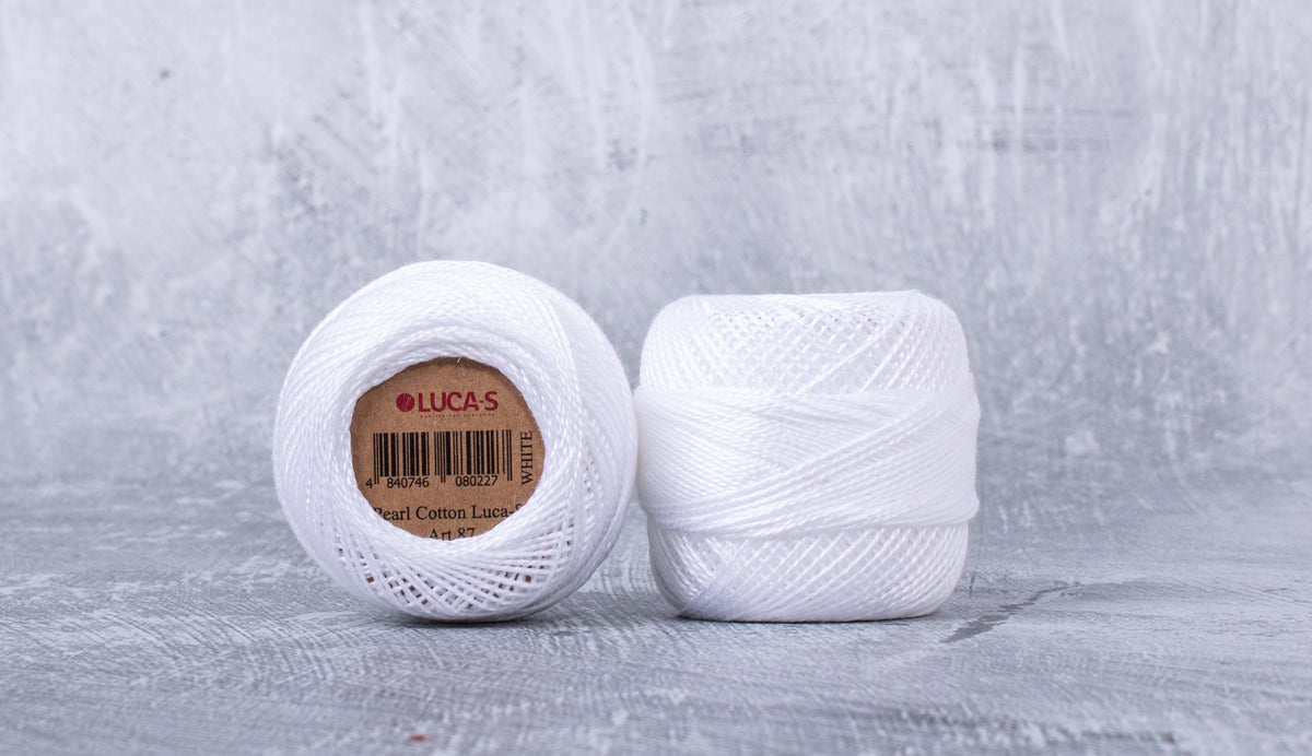 Pearl Cotton Luca-S, Art. 87 / White