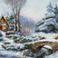Cross Stitch Kit Luca-S - Winter landscape - HobbyJobby