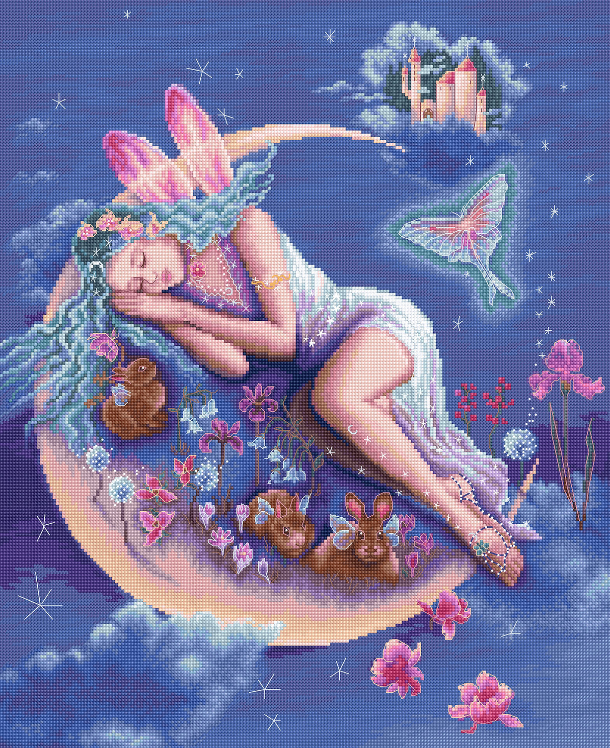 Cross Stitch Kit LetiStitch - Evening Dreams - HobbyJobby