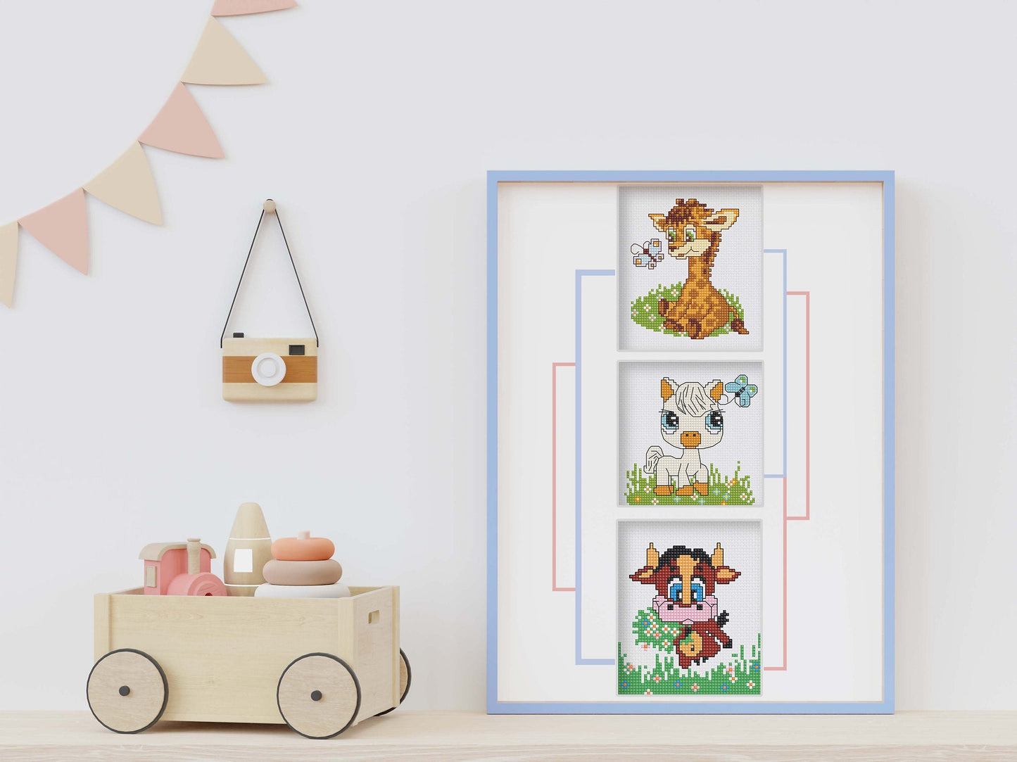Set de brodat în cruciuliță Luca-S - Prima mea broderie