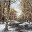 Seturi de Brodat Goblen Luca-S - Prima zăpadă, G597