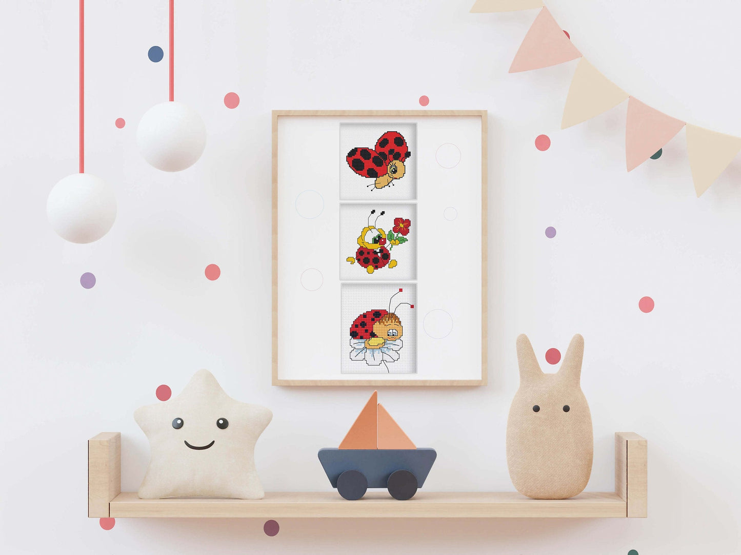 Set de brodat în cruciuliță Luca-S - Prima mea broderie