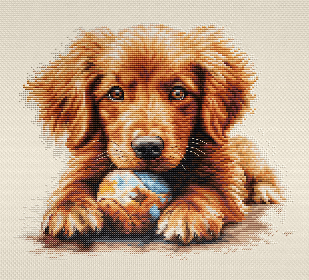 Набор для вышивки крестом Luca-S - Playtime, BU5037