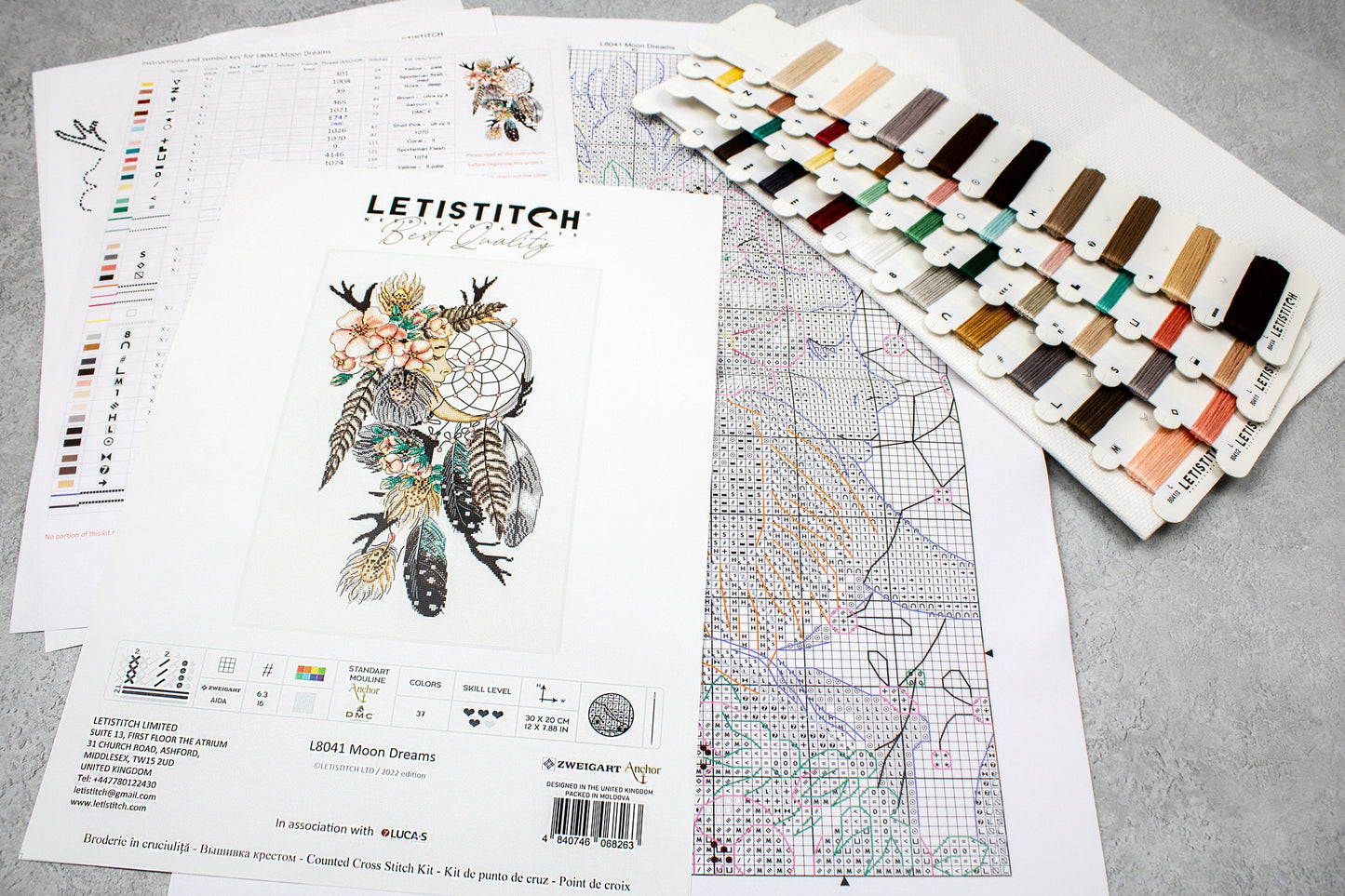 Набор для вышивки крестом Letistitch - Dreams of the Moon, L8041