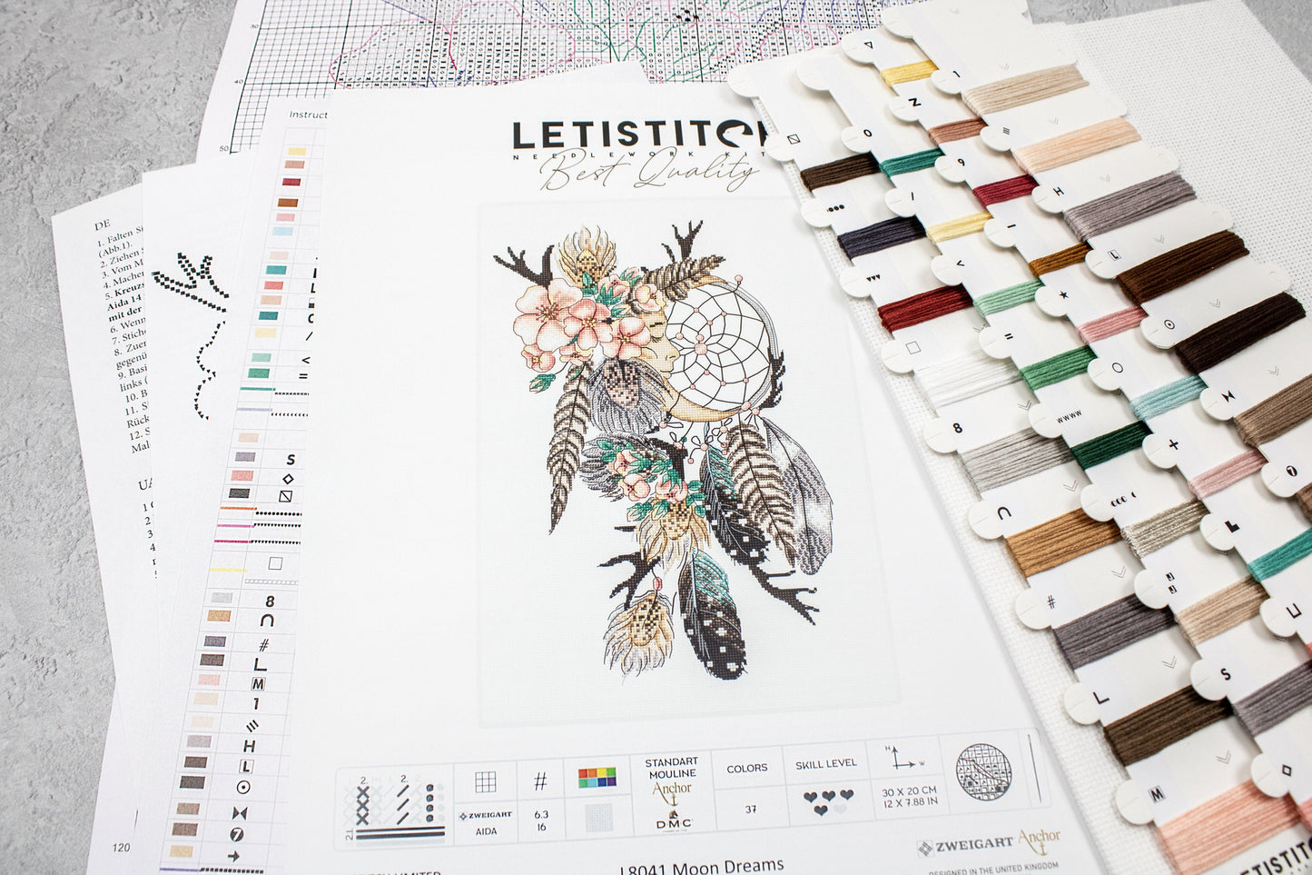 Набор для вышивки крестом Letistitch - Dreams of the Moon, L8041