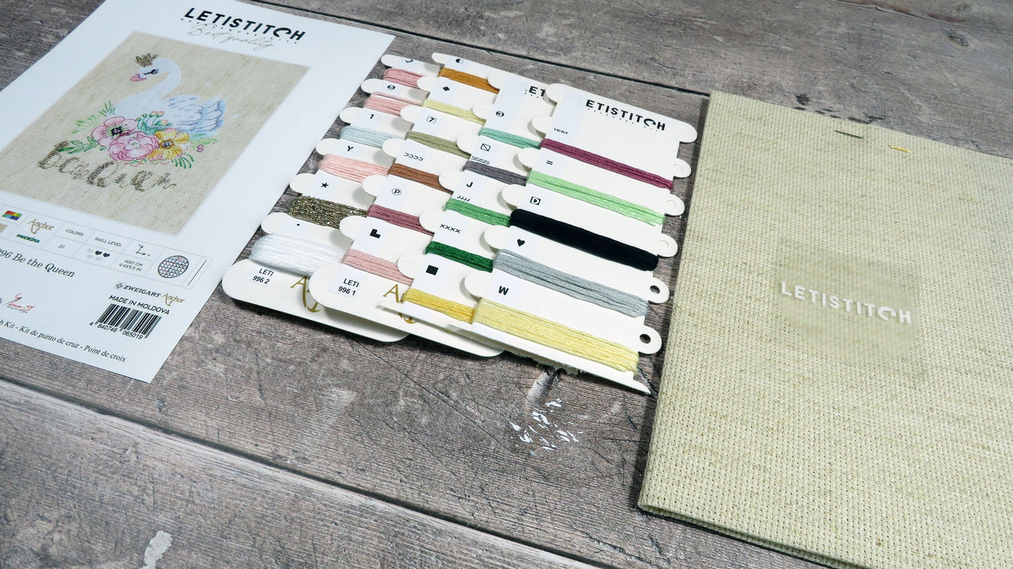 Cross Stitch Kit LetiStitch - Be the Queen - HobbyJobby