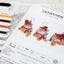 Cross Stitch Kit LetiStitch - Christmas Tigers Toys kit of 3 pieces - HobbyJobby