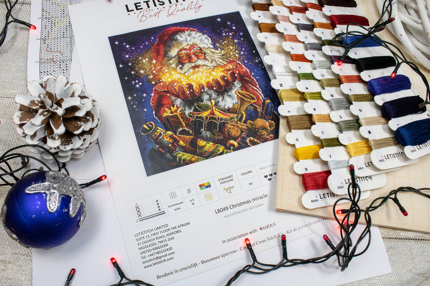 Набор для вышивания LETISTITCH - Рождественское чудо