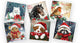 Set picturi cu diamante de Crăciun LetiStitch - Card Kit Jolly Little Friends, 348-0923