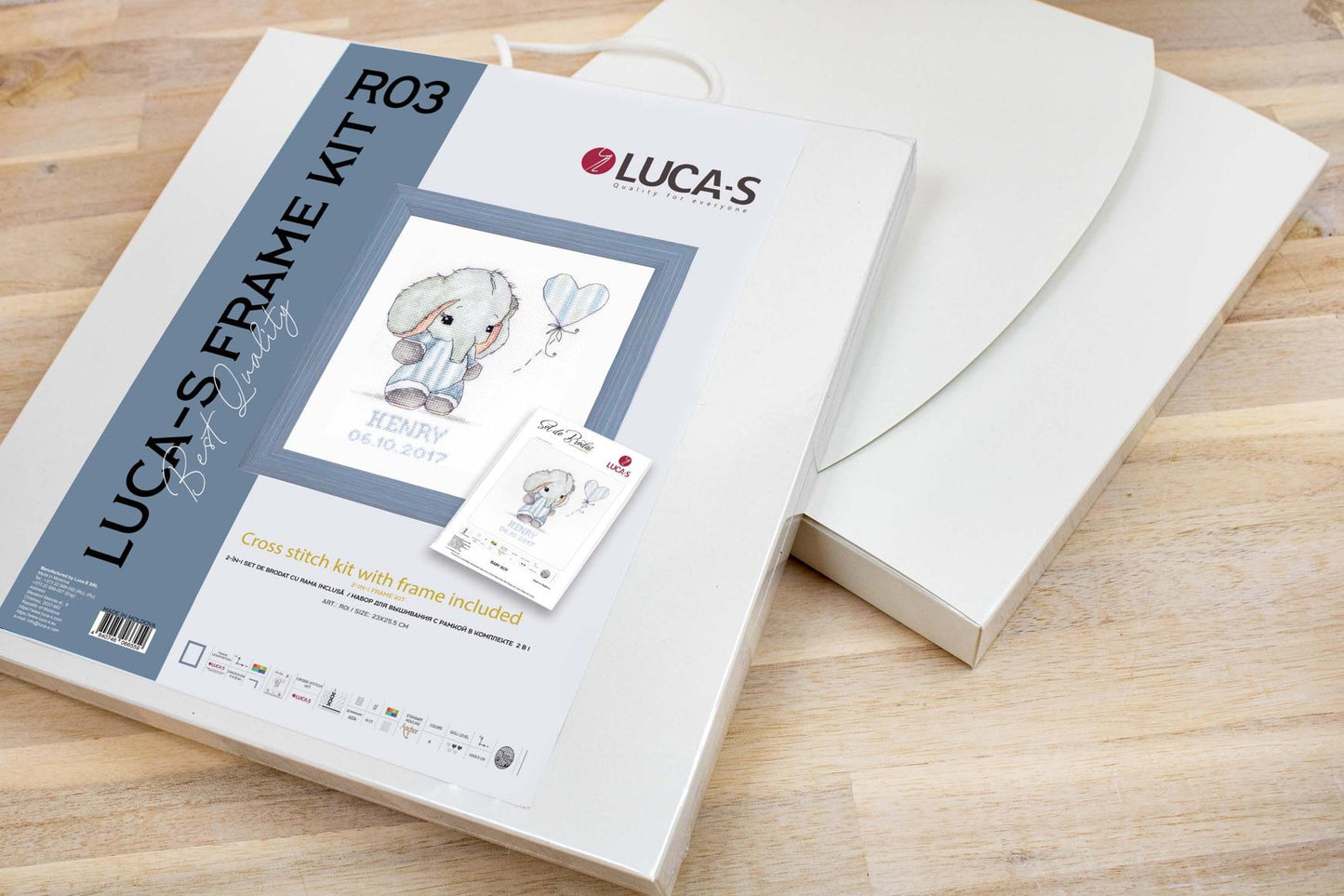 Набор для вышивания с рамкой Luca-S, R03