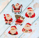 Set picturi cu diamante LetiStitch Ornaments - Santa Cheer, 481-388