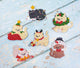 Set lanțuri cu pandantive din acril LetiStitch - Merry Meowmas, 481-487