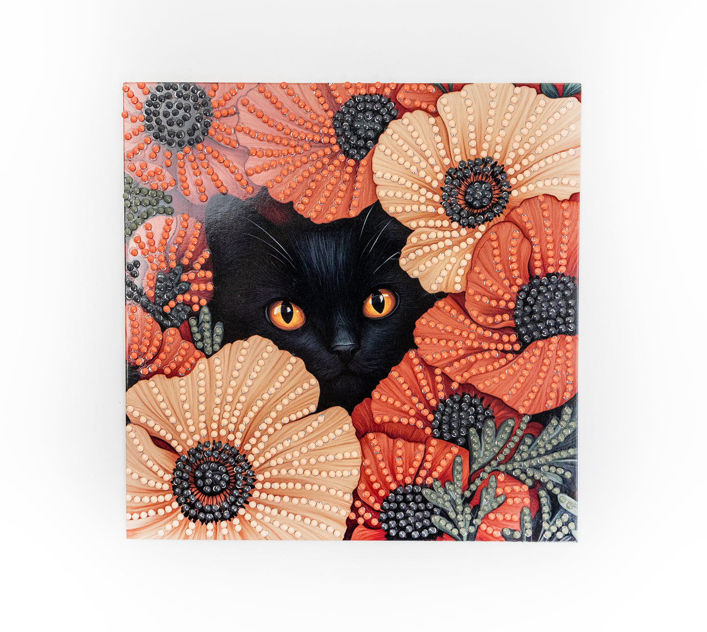 Set pictură cu diamante Card Kit LetiStitch - Poppy Eyes, 481-517
