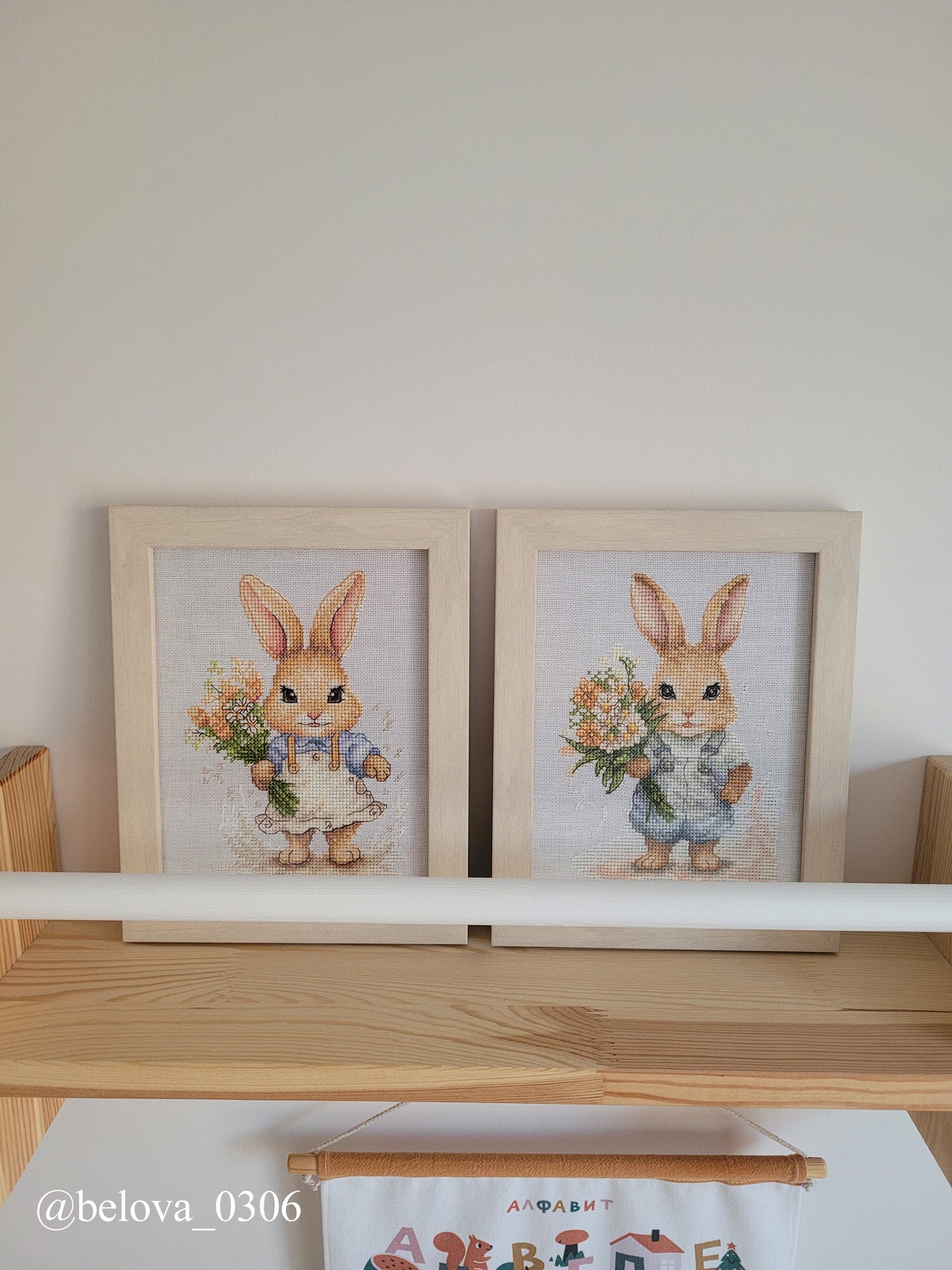Set de brodat în cruciuliță Luca-S - Surpriza Iepurașului , B1409