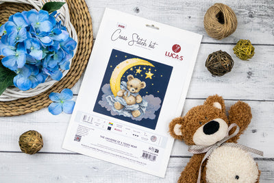 Set de brodat în cruciuliță Luca-S - Universul unui Ursuleț de Pluș ,B1436