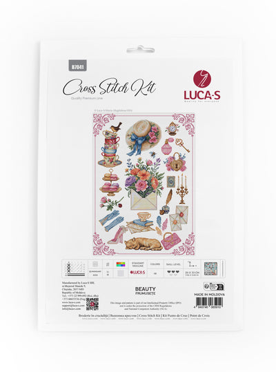 Set de brodat în cruciuliță Luca-S - Frumusețe, B7041