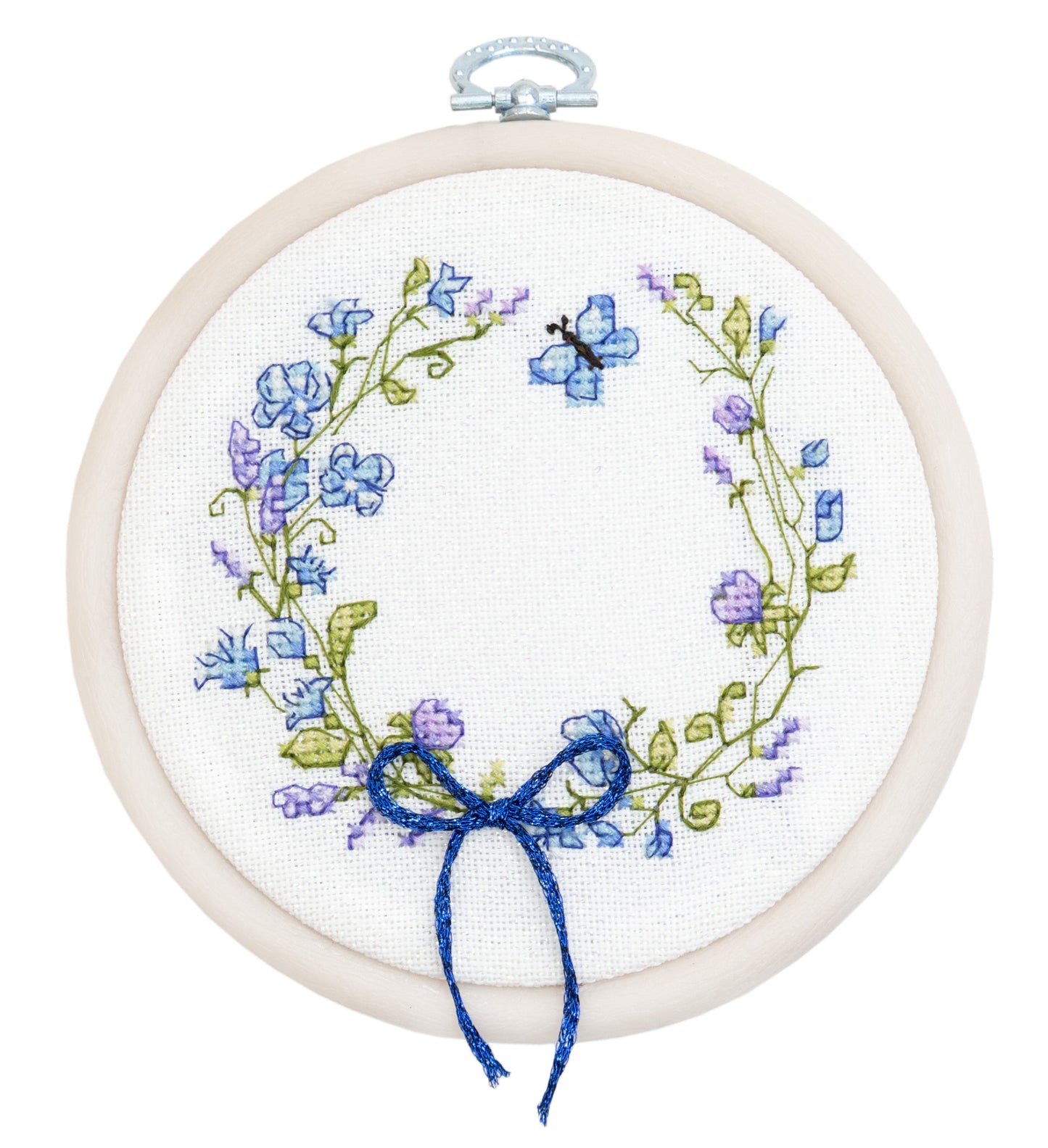 Set de brodat în cruciuliță cu cercul de brodat inclus Luca-S - Renașterea Primăverii, BC108