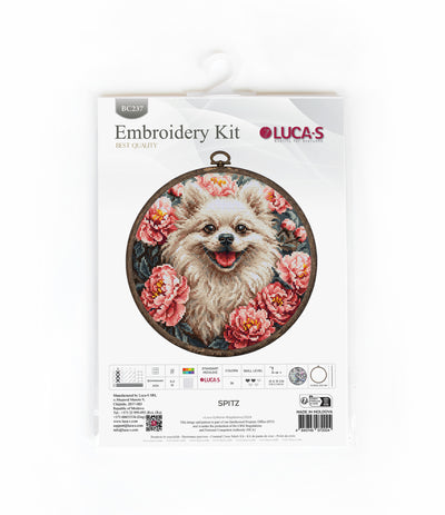Set de brodat cu ramă inclusă Luca-S - Spitz, BC237
