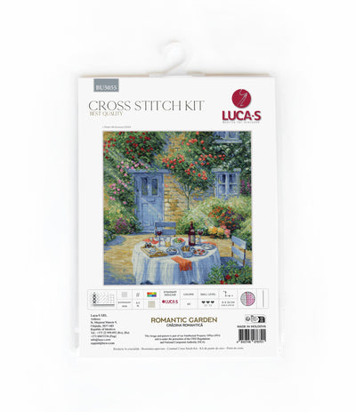 Set de brodat în cruciuliță Luca-S - Grădina Romantică, BU5055