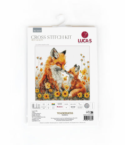 Set de brodat în cruciuliță Luca-S - Tandrețe, BU5059