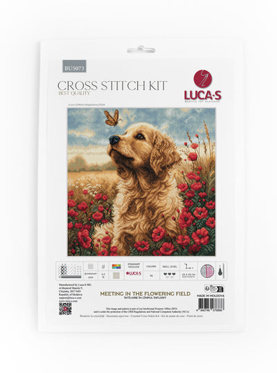 Set de brodat în cruciuliță Luca-S - Întîlnire în Cîmpul Înflorit, BU5073