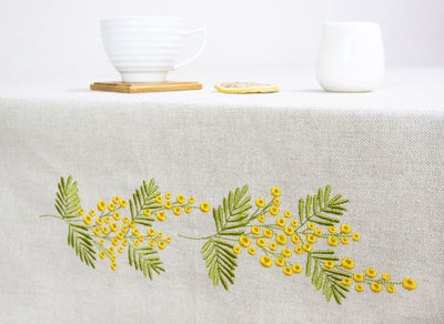 Față de masă brodată - FDM Mimoza