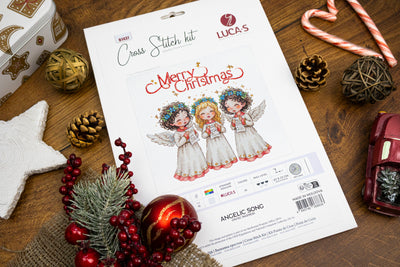 Set de brodat în cruciuliță Luca-S - Cîntec Îngeresc, B1437