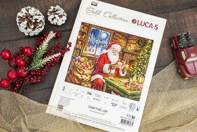 Set de brodat în cruciuliță Luca-S GOLD - Bucuria Meșteșugăriei, B737