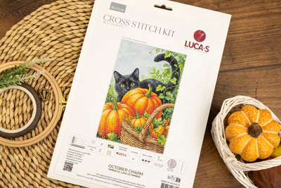 Set de brodat în cruciuliță Luca-S - Farmecul Lunii Octombrie, BU5116