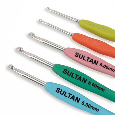 Croșete cu mâner elastic / Sultan
