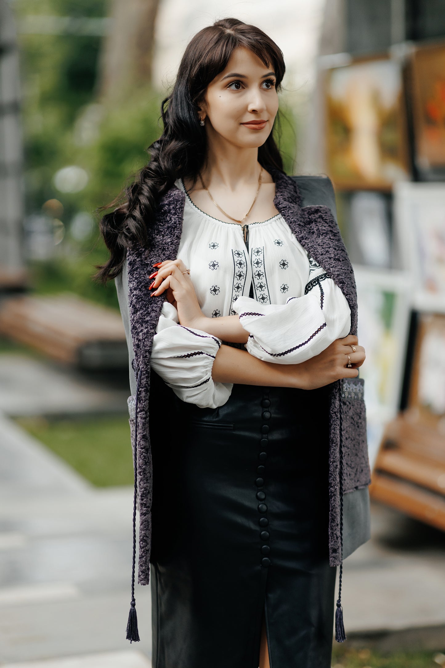 Etno - Modern - Cardigan Femei Clasică