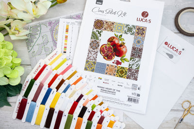 Set de brodat în cruciuliță Luca-S - Inima Mozaică a Rodiei, B7058