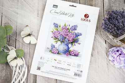 Set de brodat în cruciuliță Luca-S - Liliacul Speranței Fragile, B7059