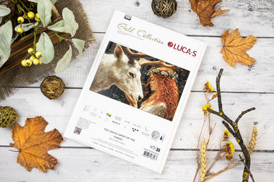 Set de brodat în goblen Luca-S GOLD - Spiritul Blând al Pădurii, G724