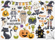 Set de brodat în cruciuliță LetiStitch - Model de Halloween , L8225