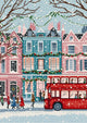 Set de brodat în cruciuliță LetiStitch - Ninsoare la Londra, L9919