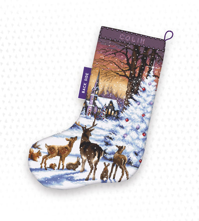 Set de broderie Letistitch - Pădure de Crăciun, LETI948