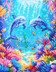 Set pictură cu diamante LetiStitch - Sea Life, LT03