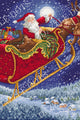 Set pictură cu diamante LetiStitch - Santa Sleigh, LT20