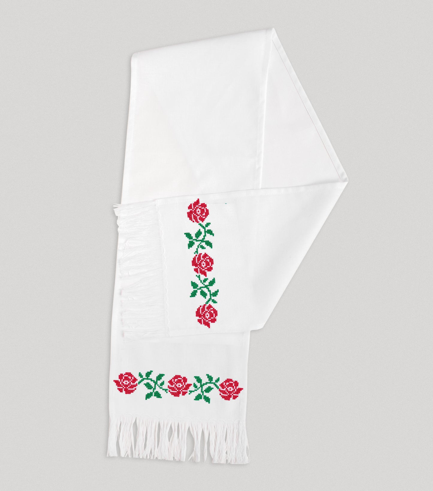 Prosop brodat Trandafir