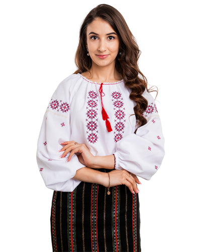 ETNO-MODERN-Bluză Femei, F-129